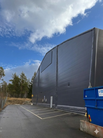 1411422-1 Insulated tent hall of 1750m2 with FTX unit – Hallgruppen VX 35/8.9x50 – 2021