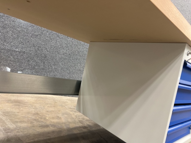 1498456-7 Workbench AJ Products SOLID with shelves, 2500x800