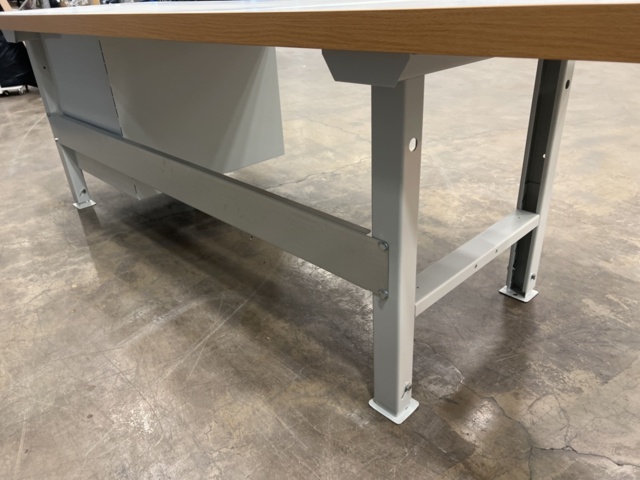 1498456-8 Workbench AJ Products SOLID with shelves, 2500x800