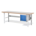 1498458-1 Workbench AJ Products SOLID with shelves, 2500x800