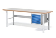 1498459 Workbench AJ Products SOLID with shelves, 2500x800