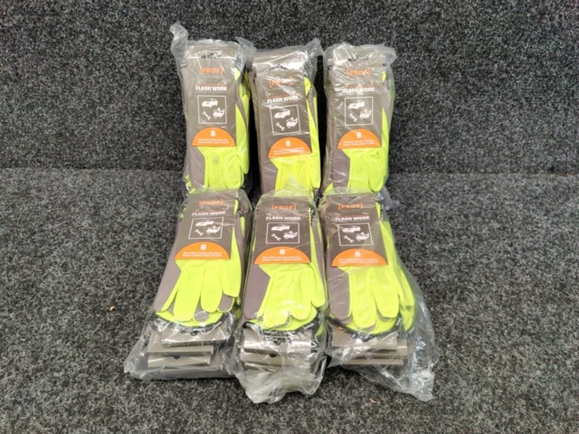 1498505-2 72 pcs Work gloves Prof flash work, size 8