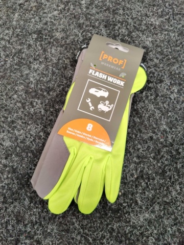 1498506-4 72 pcs Work gloves Prof flash work, size 8