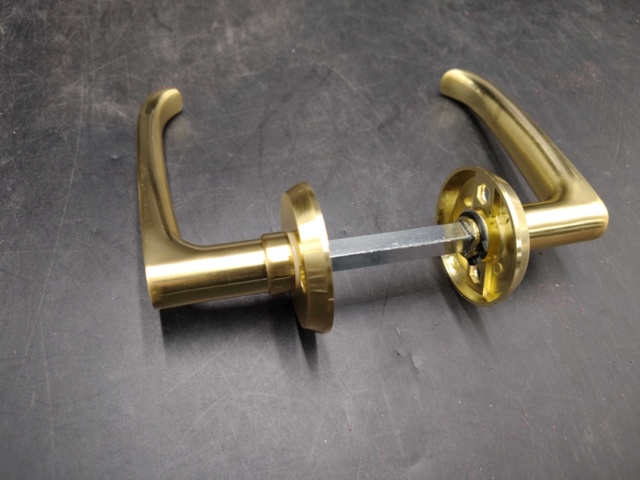 1463578-3 Interior door handles, 8 pcs – Millers, matte brass