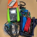 1421735-1 Insulation tester Elma Makrotest G3 & Test lead on cable drum 100m