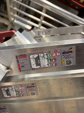 1421740-5 RSS fall protection railing 12 meters