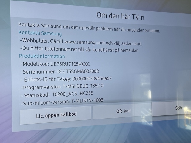 1428559-4 TV 75'' - Samsung UE75RU7105KXXC