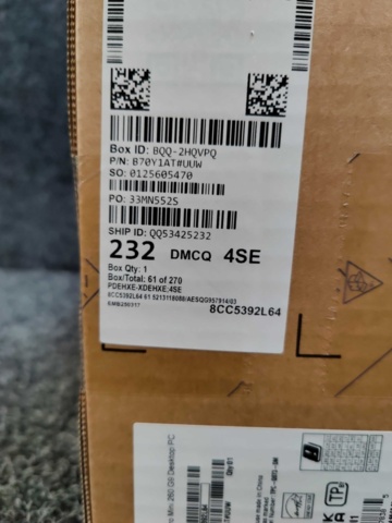 1498853-3 Hp Pro Mini 260 G9 Desktop PC