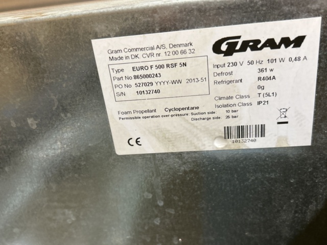 1499171-5 Refrigerators and freezers - Gram & Haglund Industri