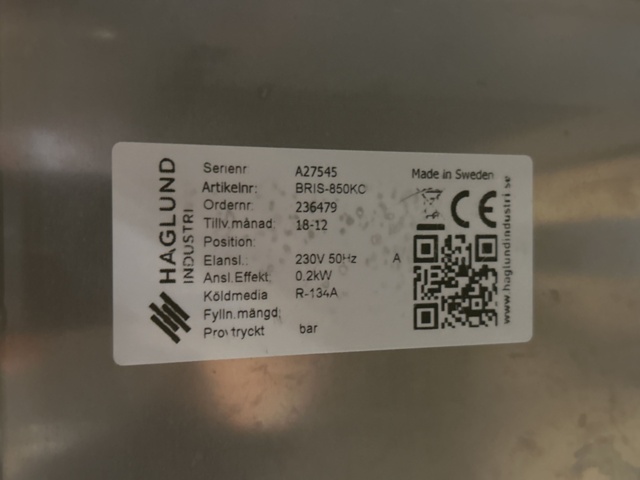 1499171-10 Refrigerators and freezers - Gram & Haglund Industri