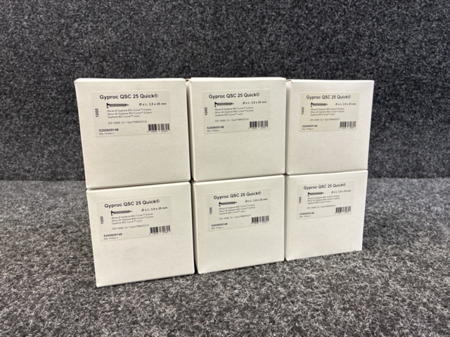 1498600-1 6 st Förpackningar Gyproc QSC 25 Quick skruv 3,9 x 25 mm