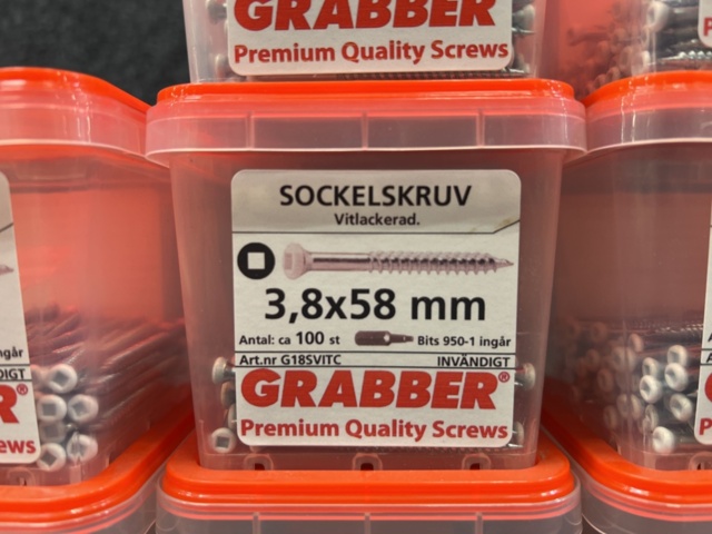 1498979-2 About 1000 pcs Socket screw Grabber 3.8x58mm
