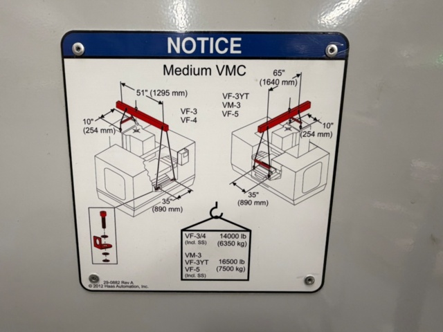 1411423-9 Vertikal fleroperationsmaskin - HAAS VM-3