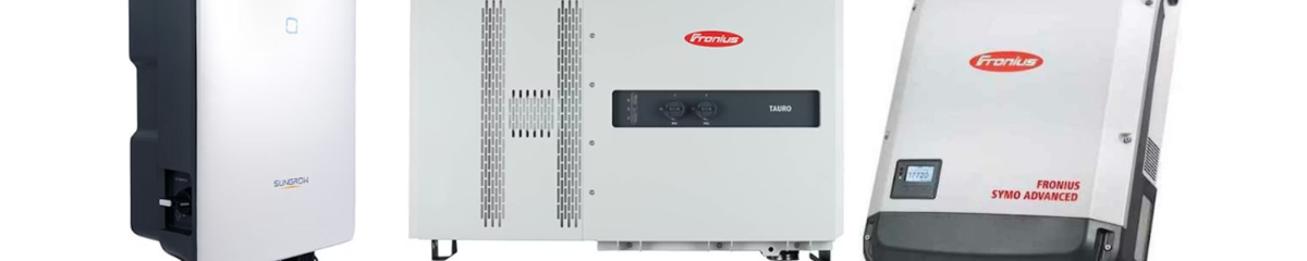 Image representing the auction - Inverters from the brands Fronius, Huawei, Solplanet, etc.