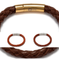 1502446-1 Armband 5 st, - Perle Fini, läderarmband, dubbelpärlarmband