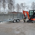 1457611-1 Minigrävare - Kubota KX019-4 Rototilt, -2014 och släp