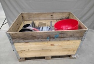 1480233 Industrikomponenter - kabeltrummor, slang, plastkåpor, diverse delar