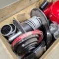 1480233-2 Industrikomponenter - kabeltrummor, slang, plastkåpor, diverse delar