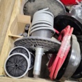 1480233-3 Industrikomponenter - kabeltrummor, slang, plastkåpor, diverse delar