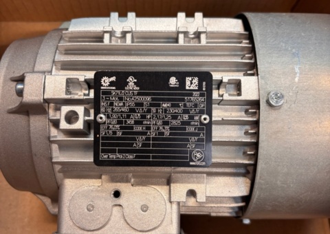 6 st 0,55 kW 3-fas elmotorer 230/400V IP55 – Nya