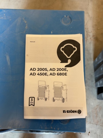 1499358-5 Dehumidifier with wheels and frame – El-Björn
