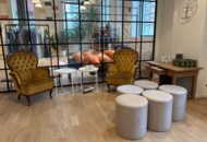 1482371 Various interior design and furniture - Coat hangers, tables, poufs, etc.