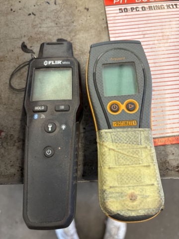 1503827-2 Moisture detectors 2 pcs and gas leak test equipment - FLIR, Protimeter, Alde/GOK