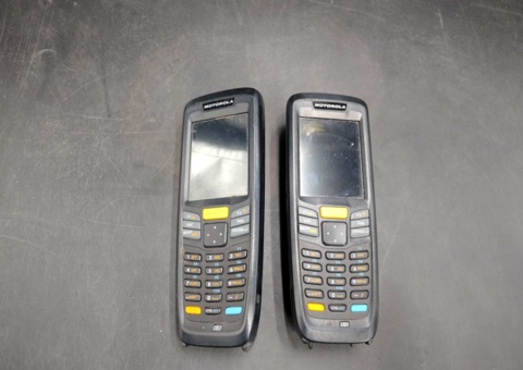Handheld computers, 2 pcs - Motorola, keypad, display, barcode scanner