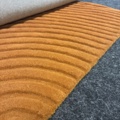 1505163-4 Ullmatta Relevo 170x240 cm, brunt orange