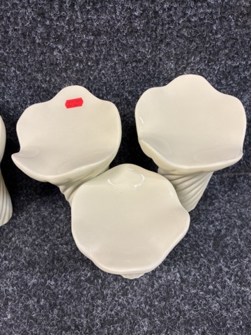 1505179-2 6 st Skulpturer Cooee Design Fungi 18 & 12 cm, sand