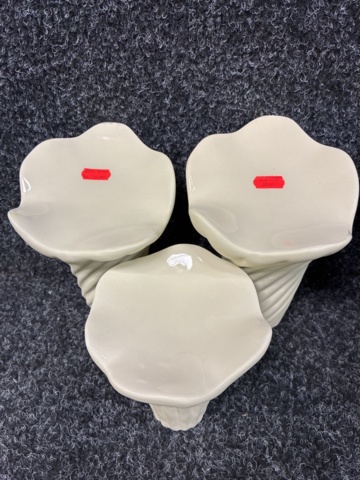 1505179-3 6 st Skulpturer Cooee Design Fungi 18 & 12 cm, sand