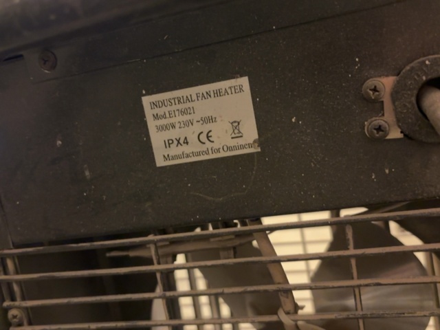 1499456-9 Construction fans / heating fans - Malmbergs / Omninen