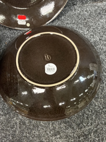 1505200-4 8 st Tallrikar Broste Copenhagen Nordic Coal Pasta Plate 29 cm
