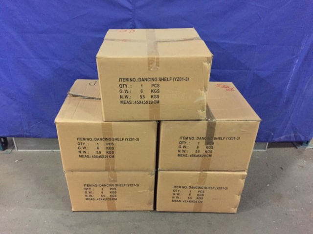1505386-4 5 pcs Dancing Display Shelves