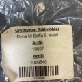 1505208-6 Dyna till soffa, Grythyttan stålmöbler