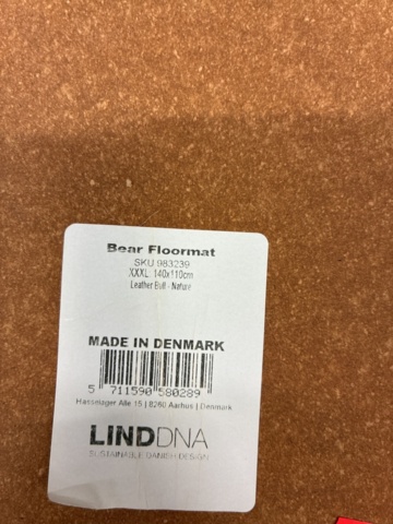 1505268-3 Barnmatta i återvunnet läder, Lind DNA
