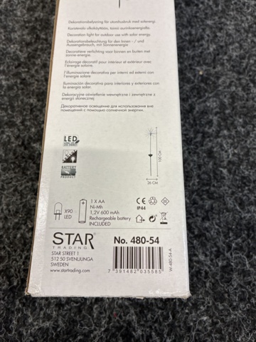 1505282-6 8 st Dekorationsbelysning, Star Trading