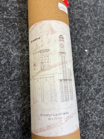 1505287-3 3 st Poster "Brooklyn Landmarks", Studio Esinam