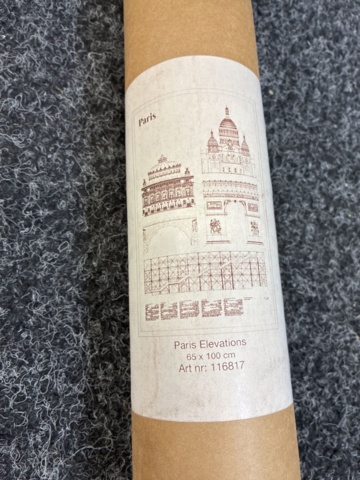 1505290-4 4 st Poster "Paris Elevations & Brooklyn Landmarks", Studio Esinam