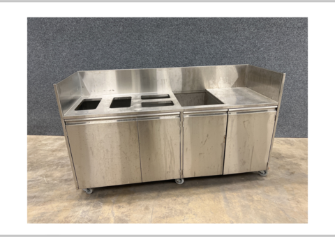 Bild som representerar auktionen - Återbruk av rostfria arbetsbänkar & barkylar