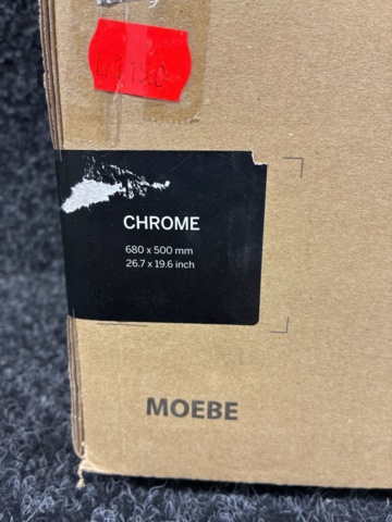 1505168-2 Väggspegel Moebe Ø 50 cm, krom