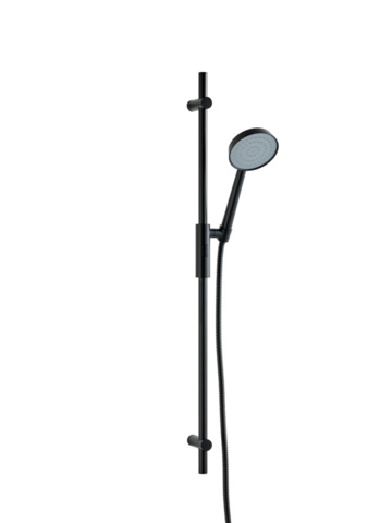 1506278-1 Duschset, 6 st – Tapwell RT2 900, Mattsvart, Round T, free fixation