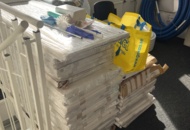 1469929 Handukstorkar, slang och handfat