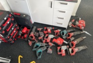 1469930 Samling med elverktyg 17 st - Milwaukee, Makita, Flex