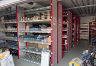 1469931 Lager med VVS detaljer, radiatorer, verktyg, m.m.