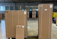 1506568 9 kW air/water heat pump with 250L hot water tank. M1.61