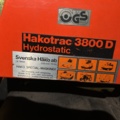 1503888-21 Minitraktor med plog - Hako Hakotrac 3800 D (Reparationsobjekt)