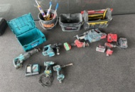 1469933 Collection of various tools, building materials, accessories, etc.