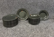 1505264 26 pcs Plates & bowls, groovy stoneware aida