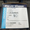 1480240-10 Fjäderbrickor, 12 lådor - Arvid Nilsson, 24,5x40x5 mm, DIN 127 B, för inomhusbruk